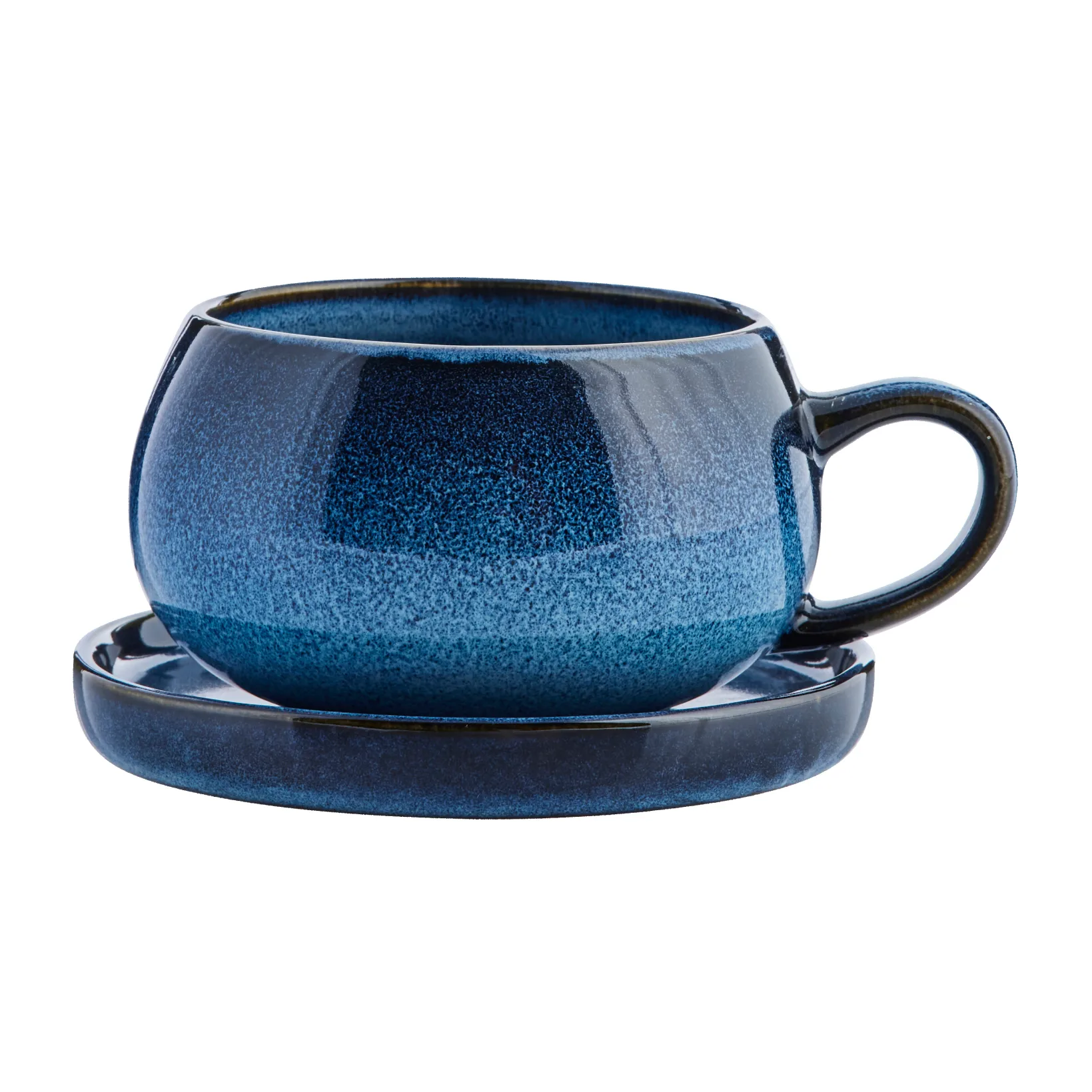 Tasse et soucoupe Amera, Bleu Lene Bjerre