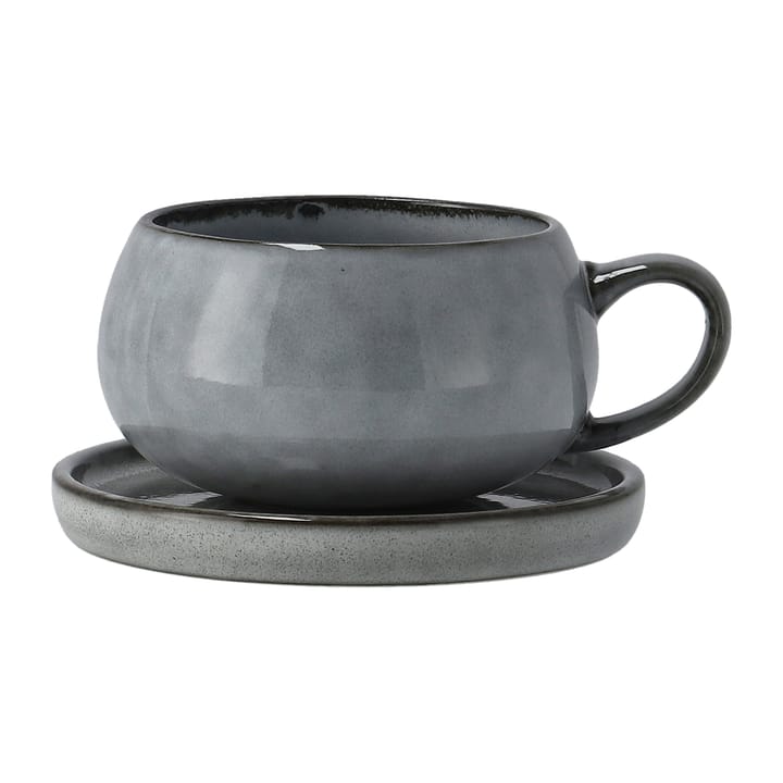 Tasse et soucoupe Amera - Gris - Lene Bjerre