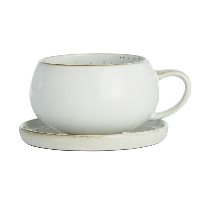Tasse et soucoupe Amera - White sands - Lene Bjerre