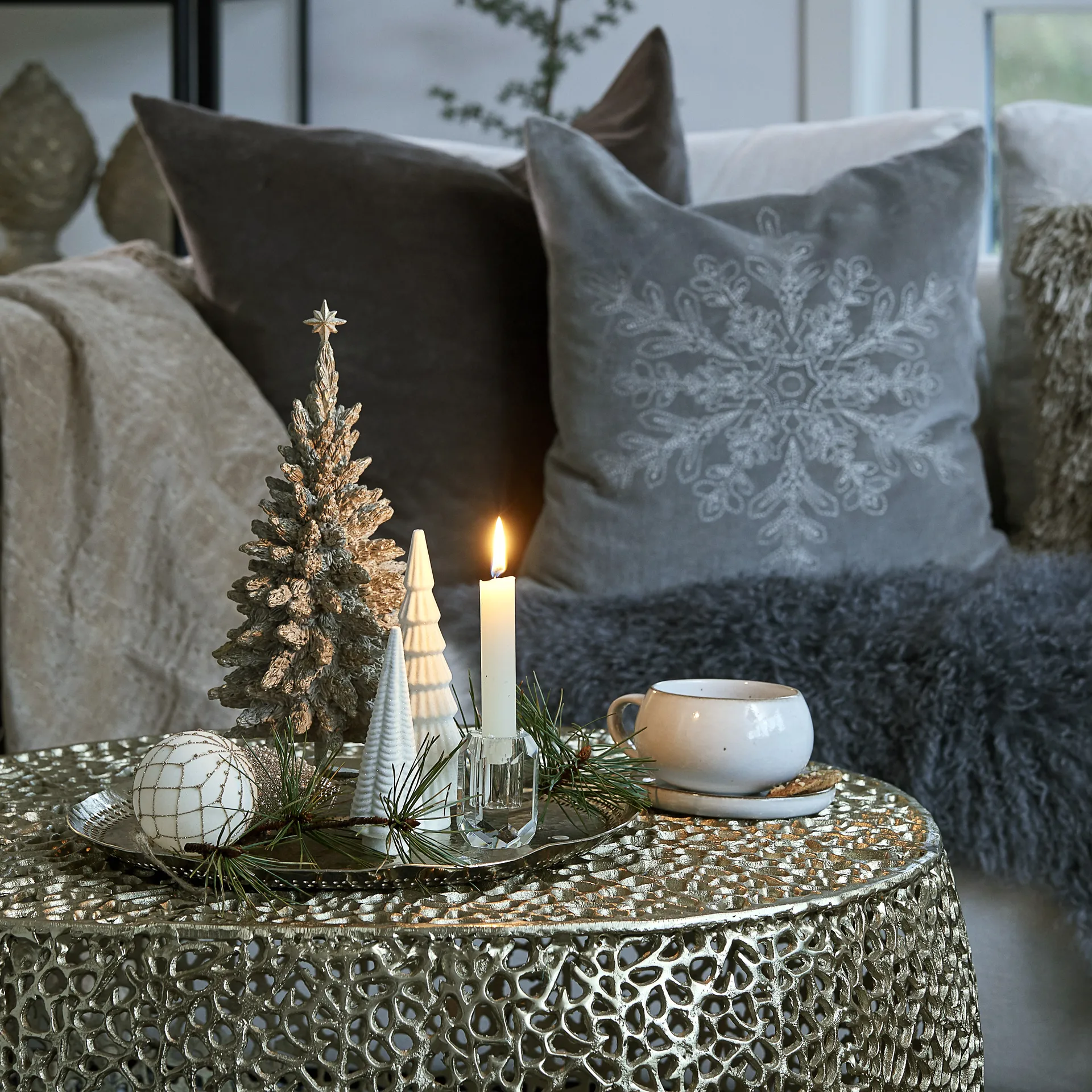 Tasse et soucoupe Amera, White sands Lene Bjerre