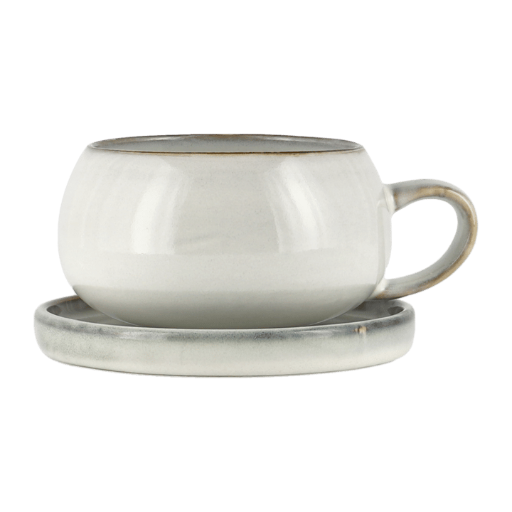 Tasse et soucoupe Amera - White sands - Lene Bjerre