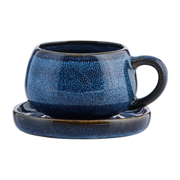 Tasse et soucoupe espresso Amera 8 cl - Bleu - Lene Bjerre