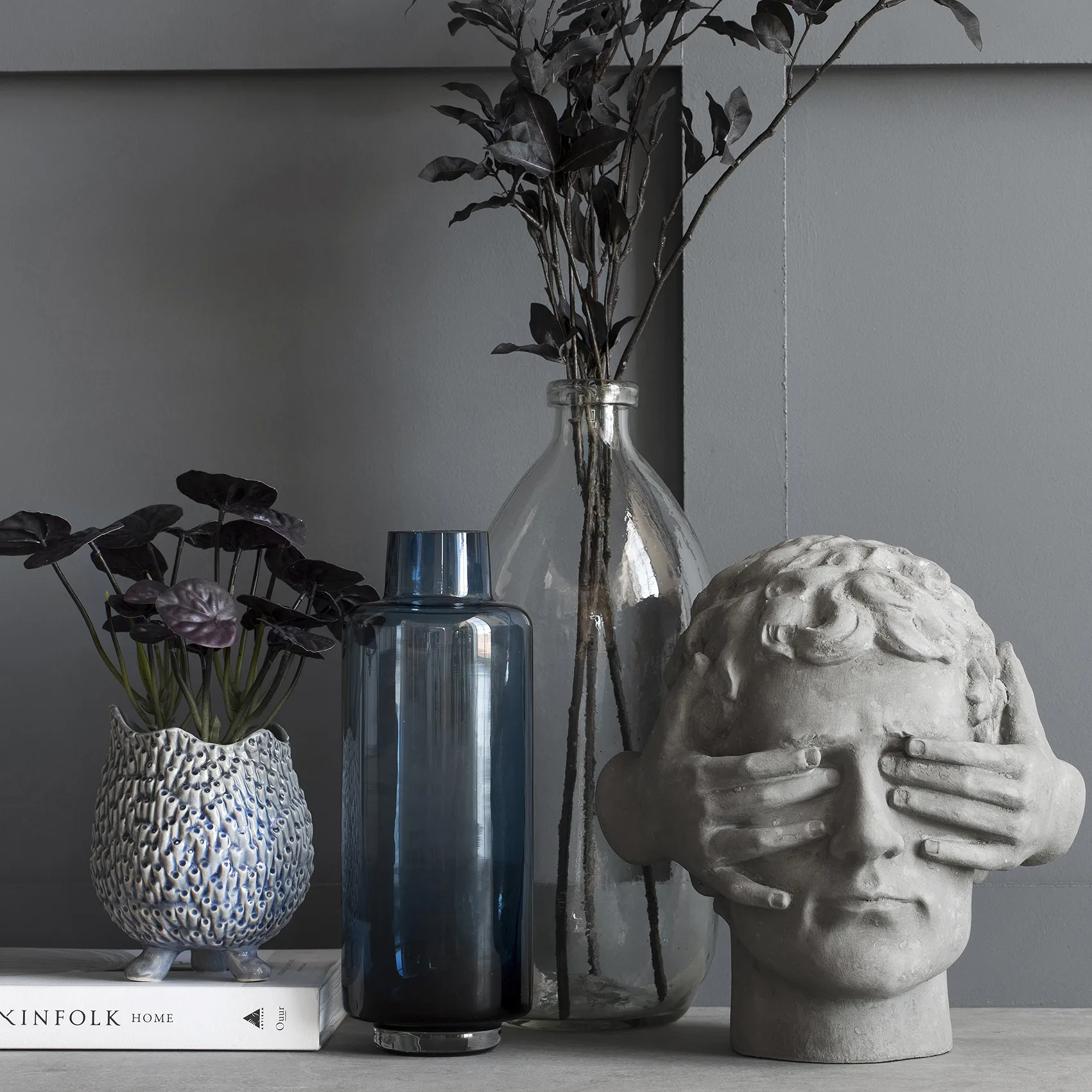 Tête Serafina 30cm, Monument grey (gris) Lene Bjerre