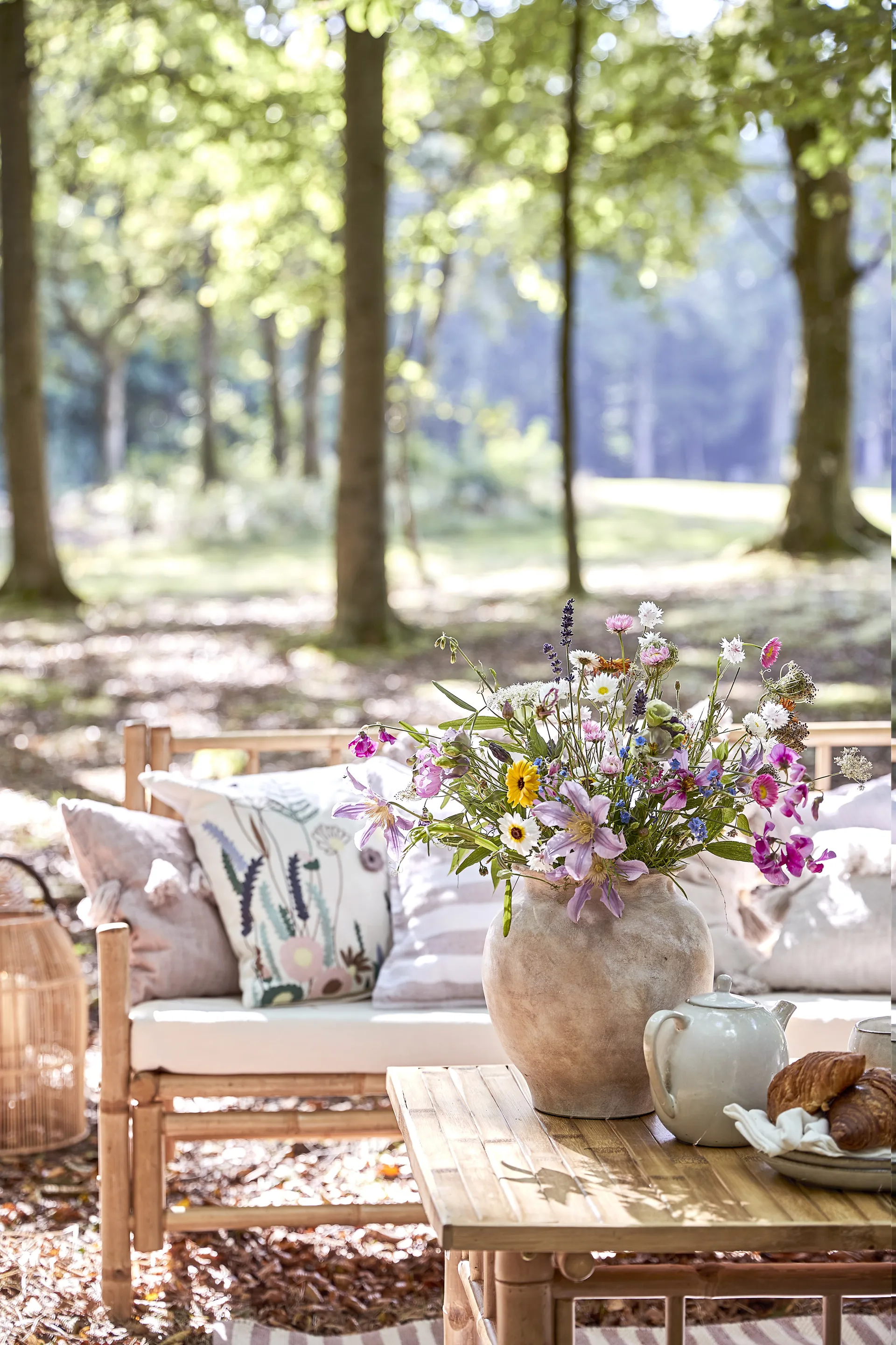 Vase Anna 33 cm, Antique light brown Lene Bjerre