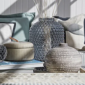 Vase Cassandra 15,5 cm - Gris foncé - Lene Bjerre