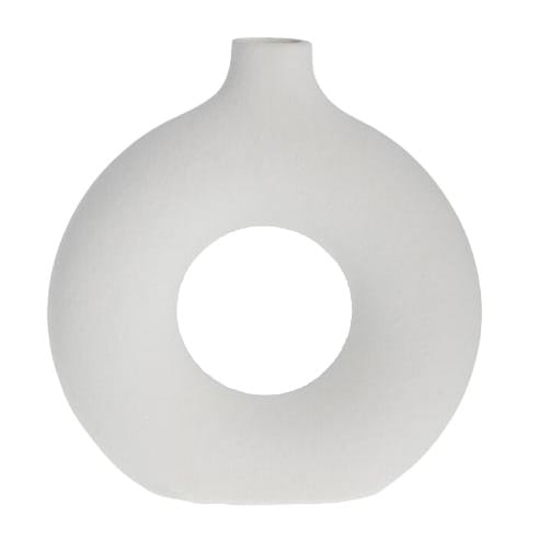 Vase Catia 23,5 cm - Blanc - Lene Bjerre