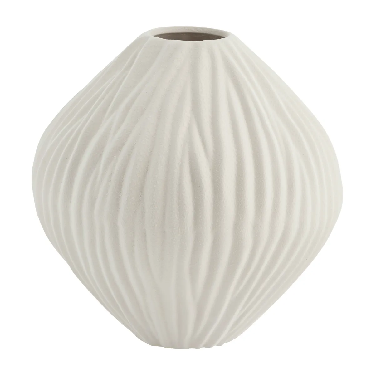 Vase décoratif Esmia 21 cm, Blanc cassé Lene Bjerre