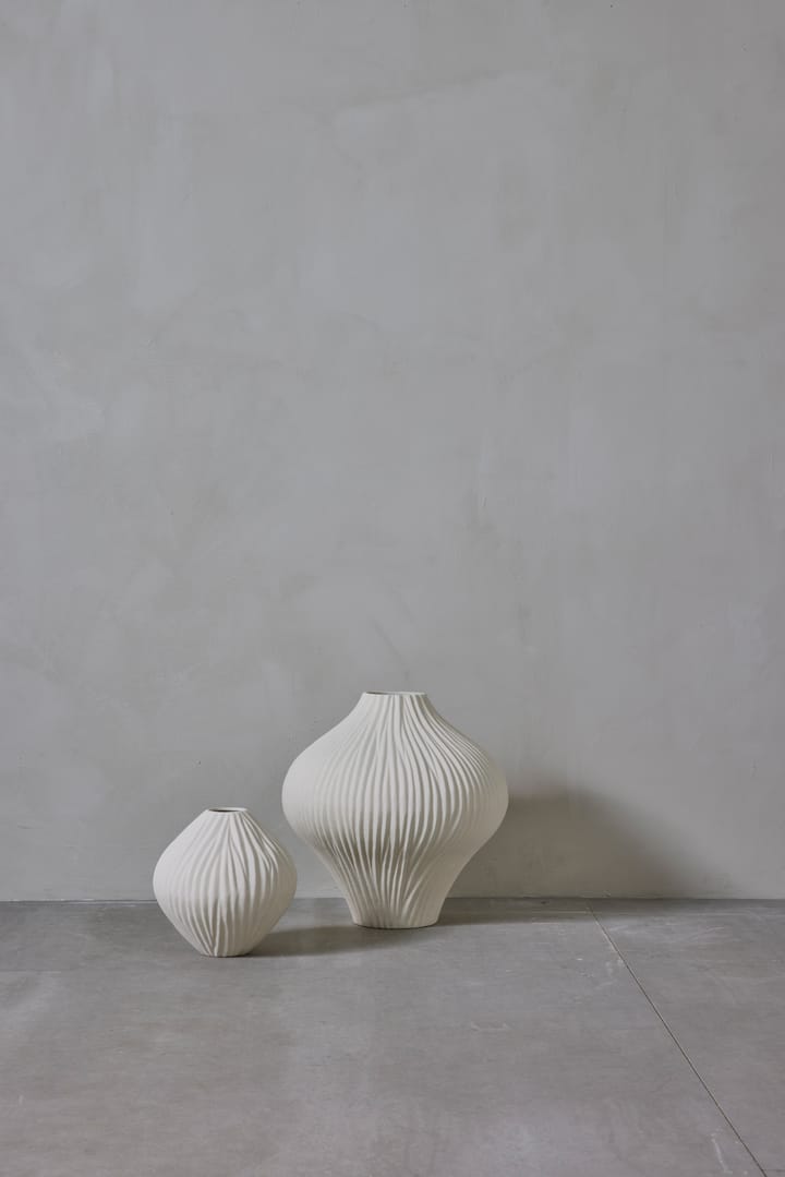 Vase décoratif Esmia 21 cm - Blanc cassé - Lene Bjerre