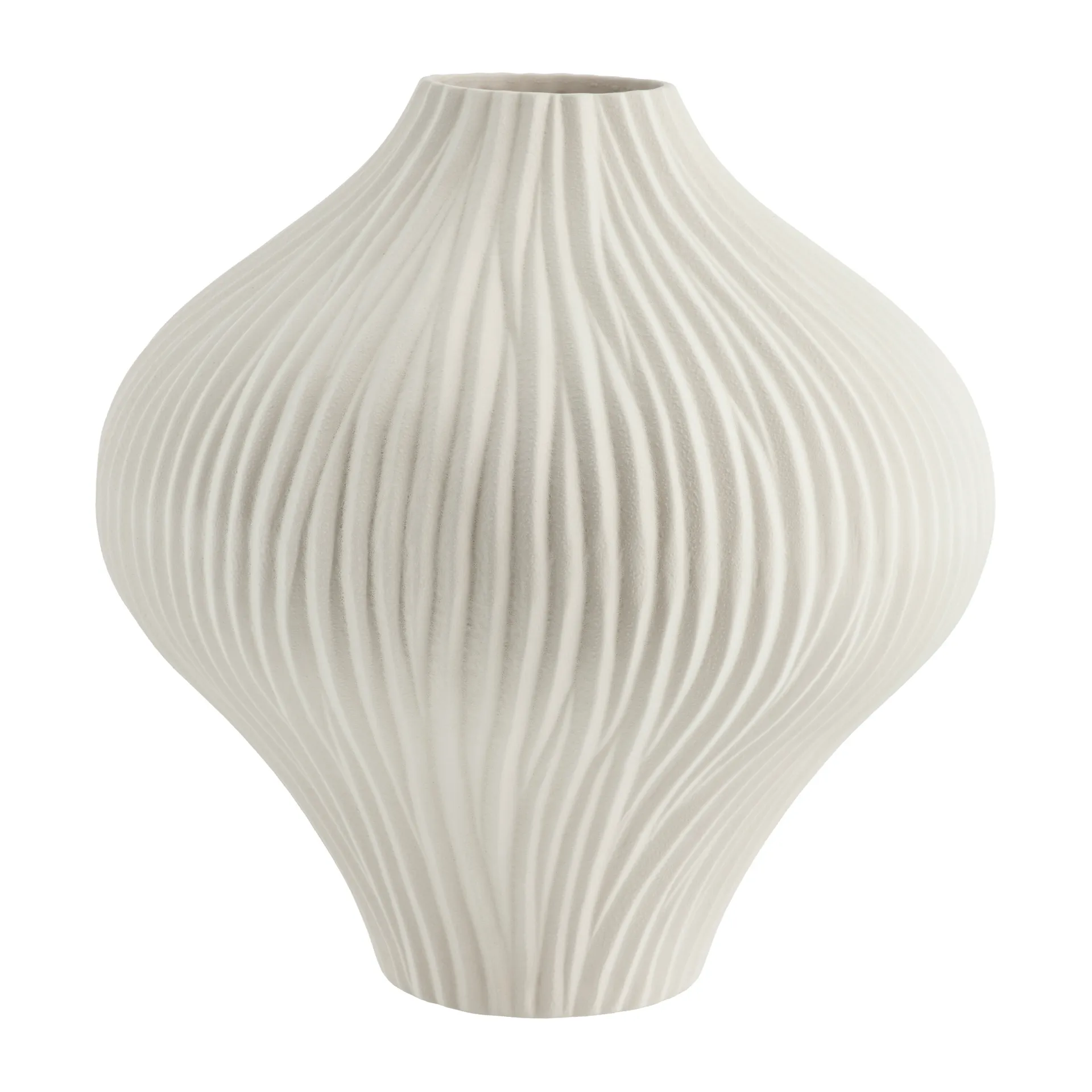 Vase décoratif Esmia 34,5 cm, Blanc cassé Lene Bjerre