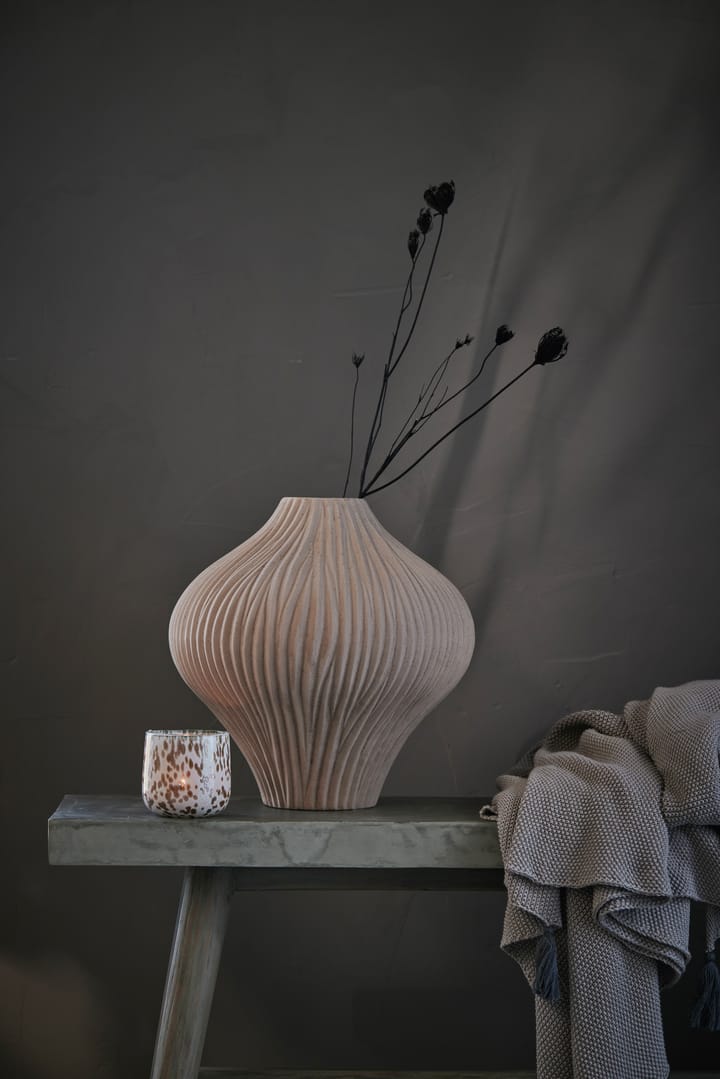 Vase décoratif Esmia 34,5 cm, Poudreux Lene Bjerre