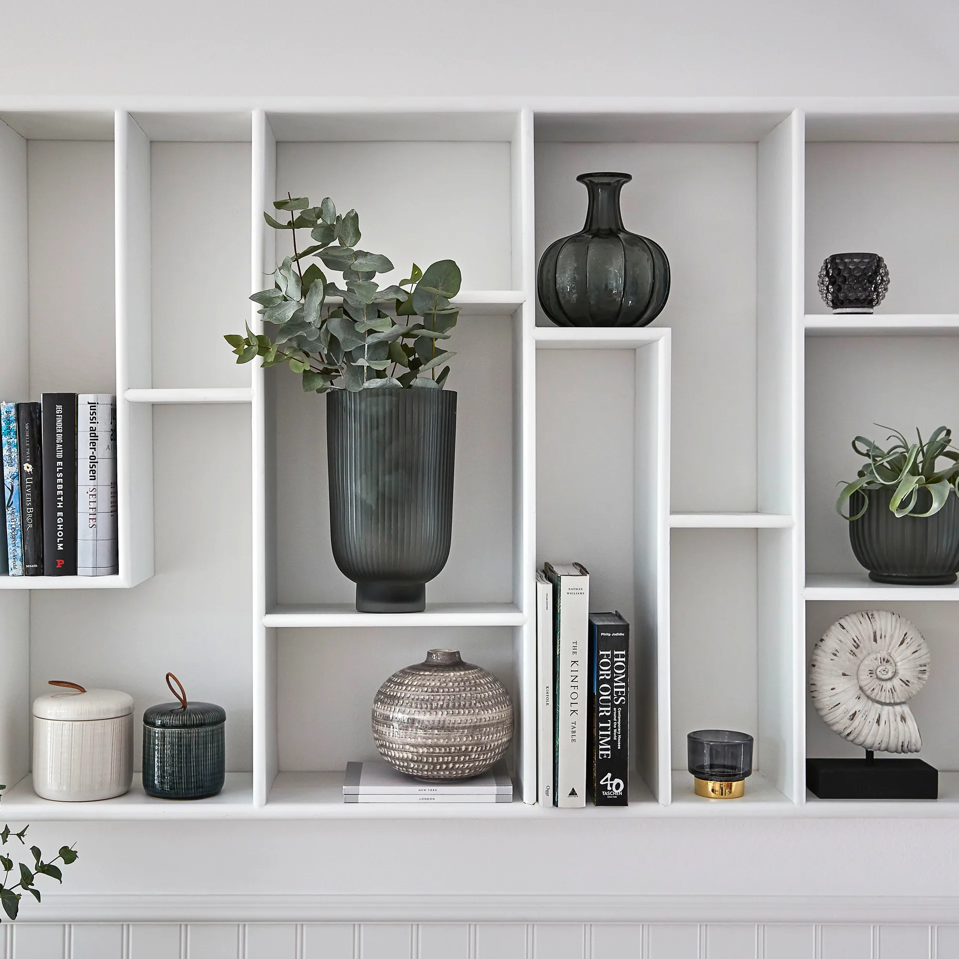 Vase Miyanne 21 cm, Smoked grey Lene Bjerre