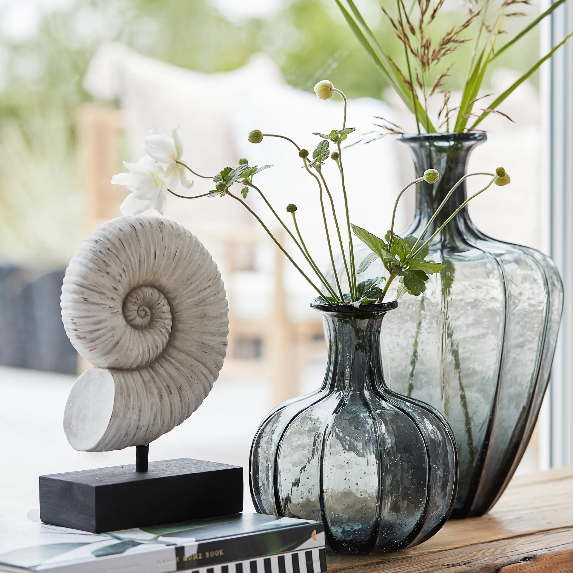 Vase Miyanne 34,5 cm, Smoked grey Lene Bjerre