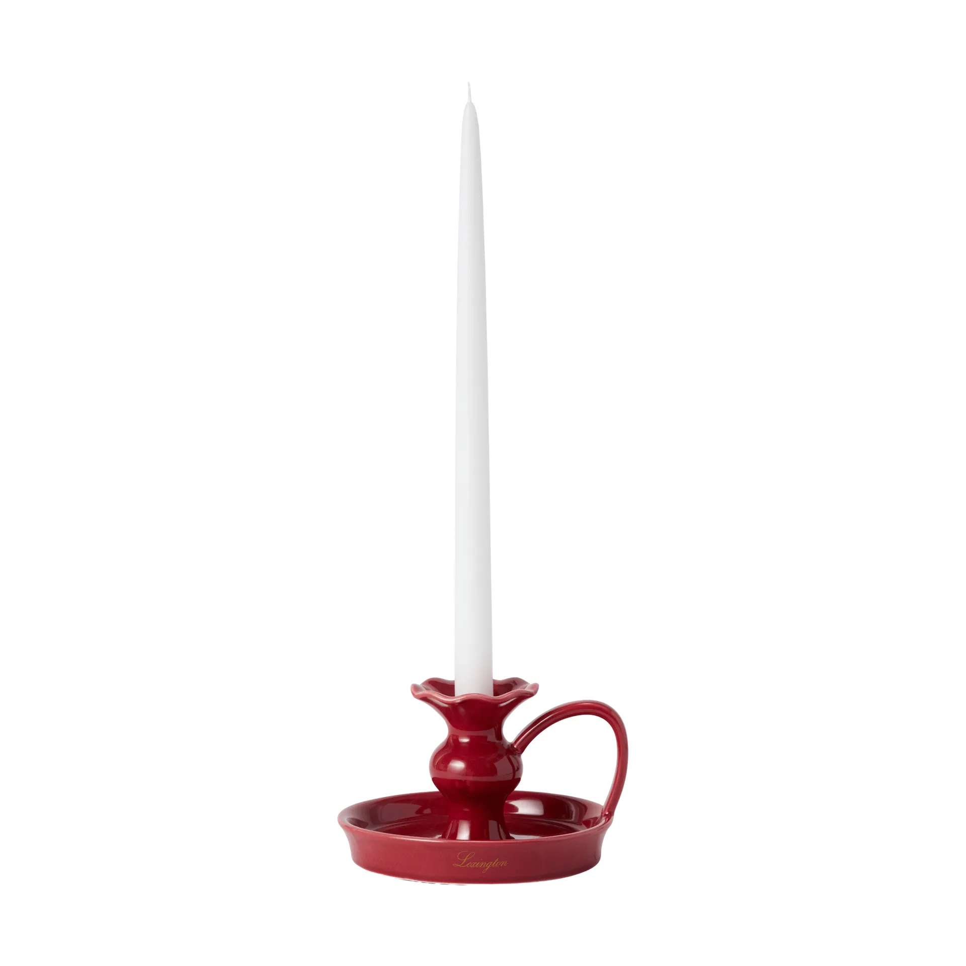 Bougeoir bas Lexington, Red, 15x14x11 cm Lexington