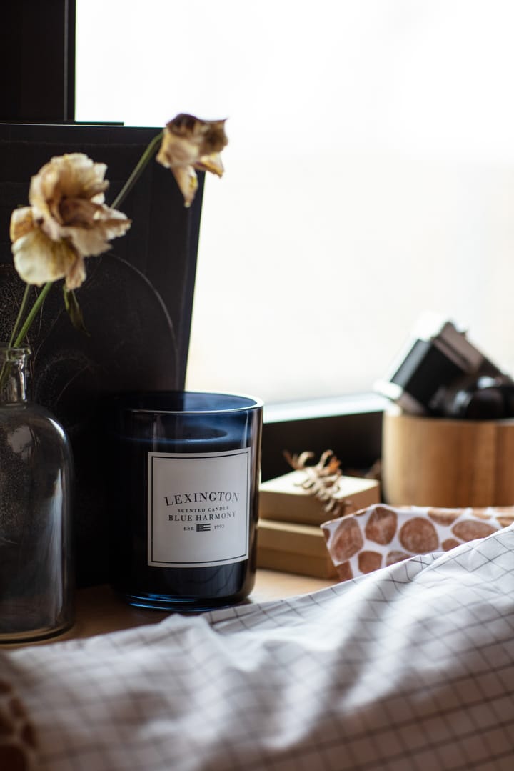 Bougie parfumée Blue Harmony 60 heures, Dark blue Lexington