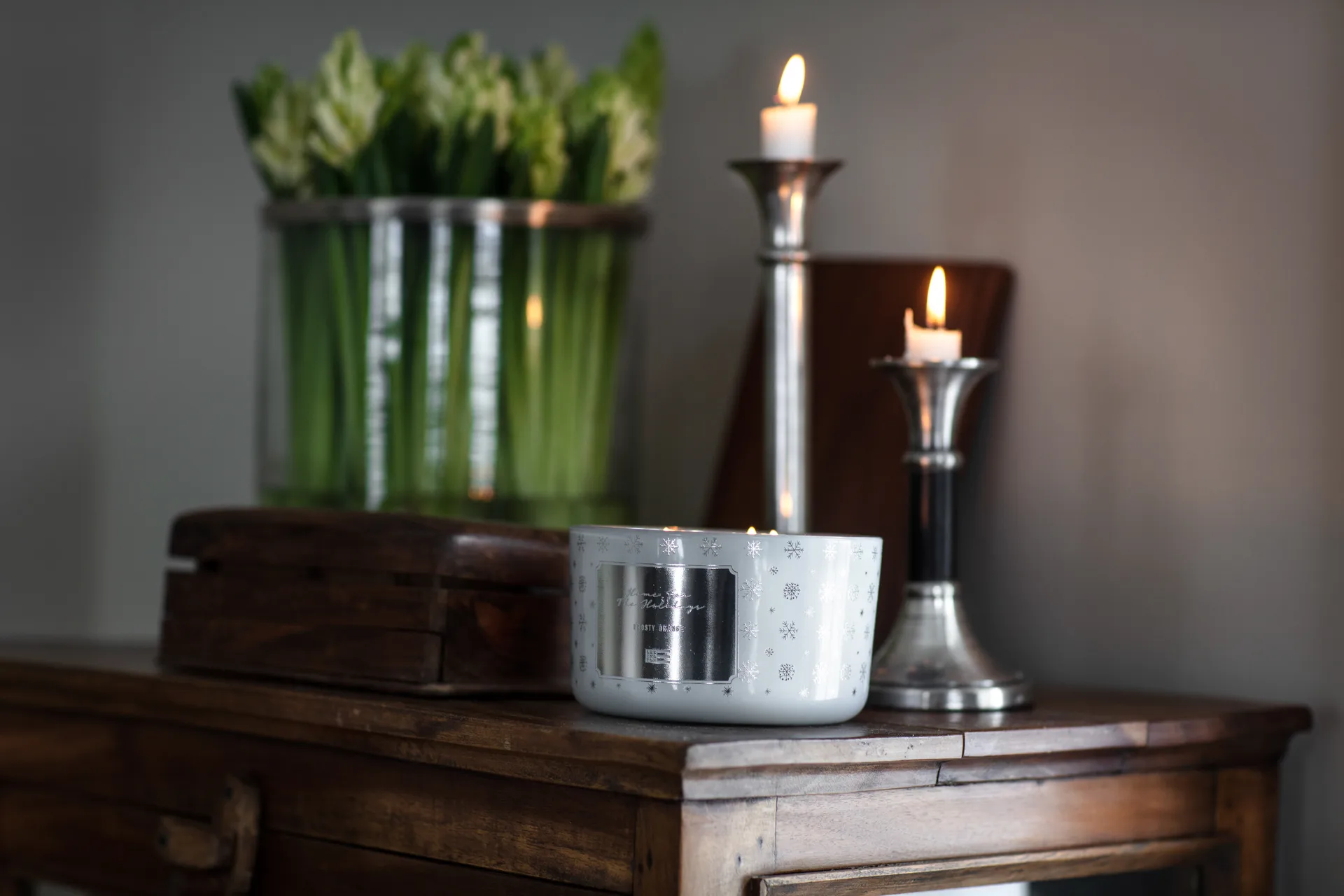 Bougie parfumée Frosty Orange, 30 heures Lexington