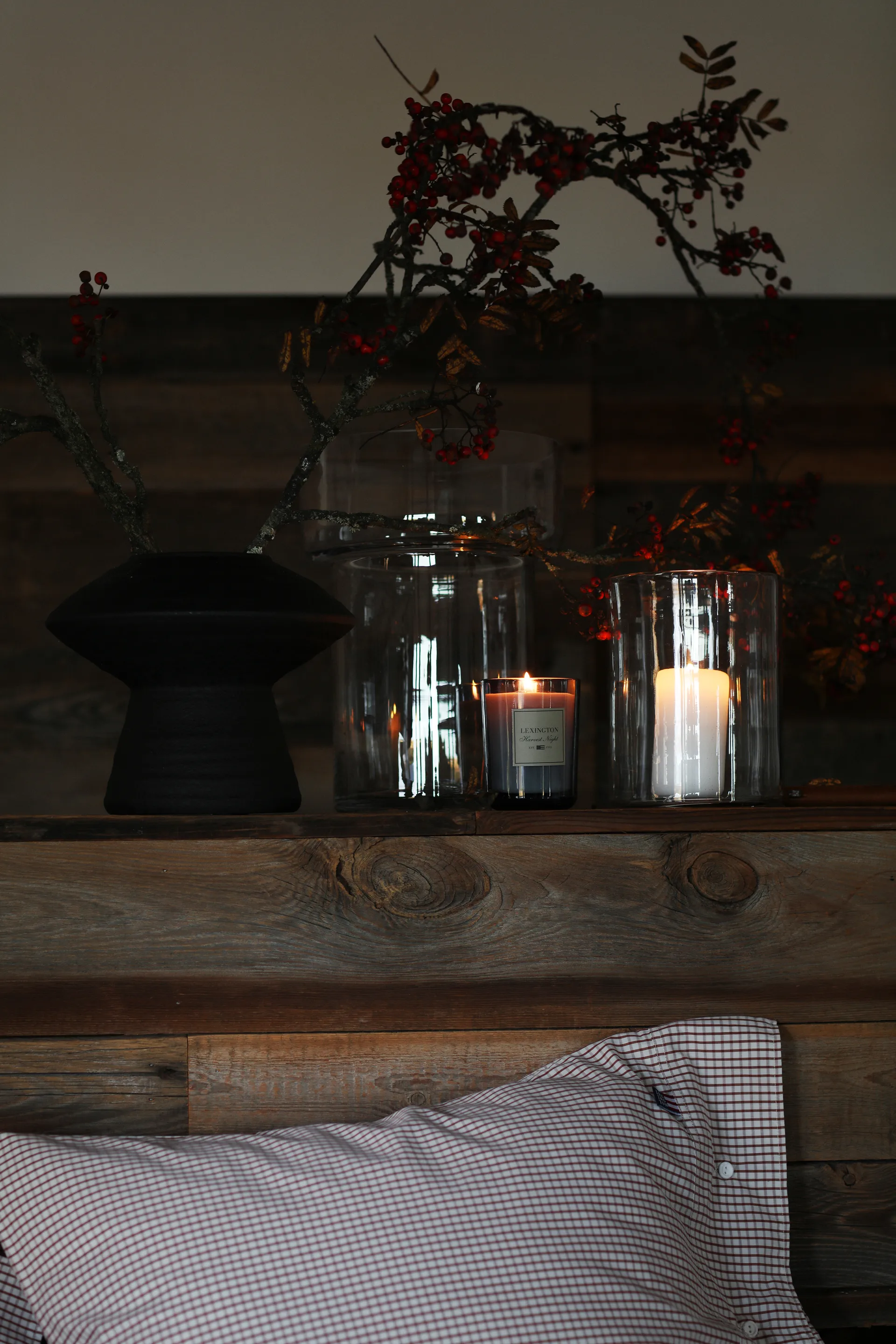 Bougie parfumée Harvest Night, Dark gray Lexington