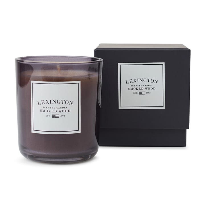 Bougie parfumée Smoked Wood 45 heures, Dark gray Lexington