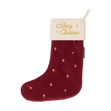 Chaussette de Noël velvet Lexington - Red, 45 cm - Lexington