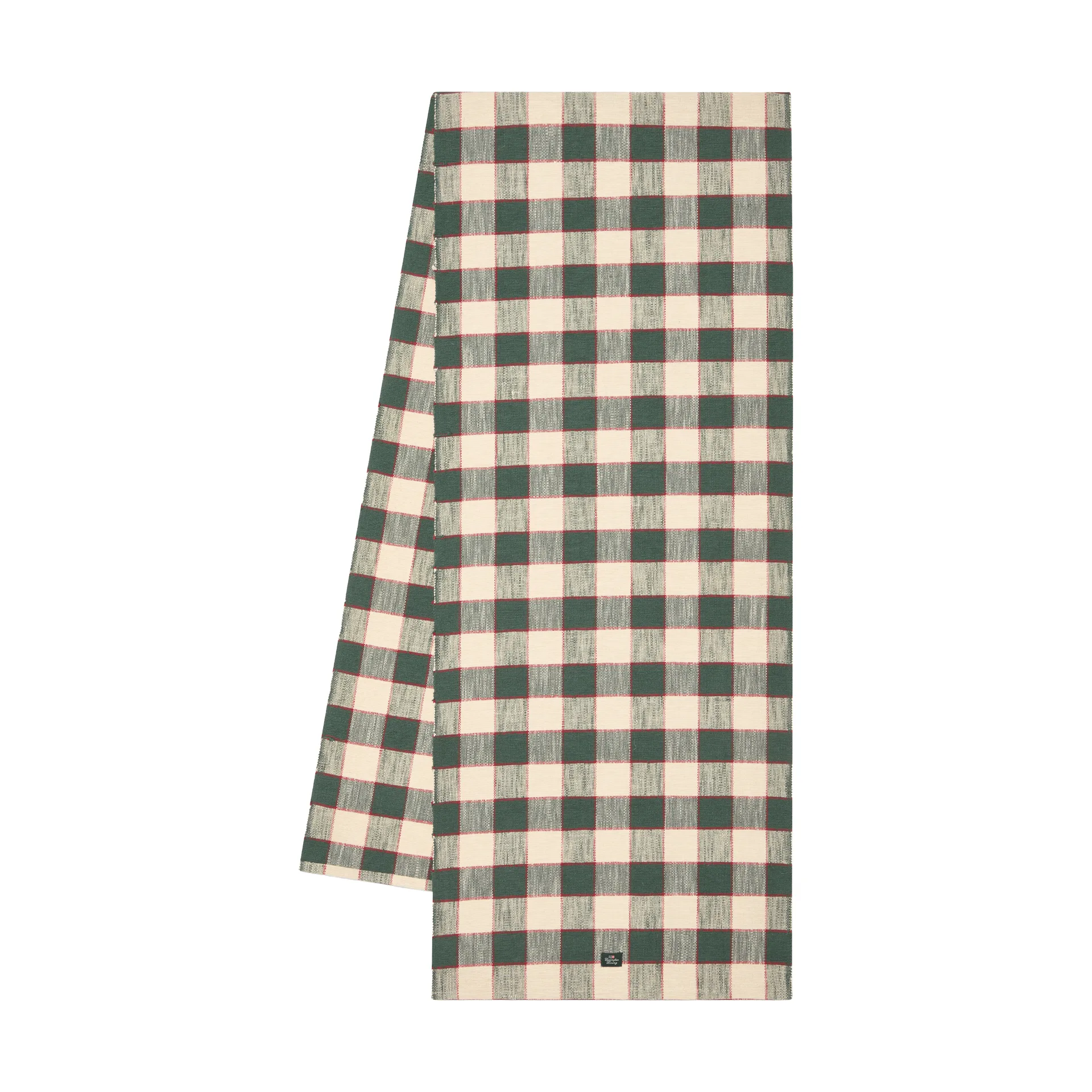 Lexington Chemin de table Checked coton écologique Green-Light beige-red, 50x150 cm Lexington Chemin de table Checked coton écologique Green-Light beige-red, 50x150 cm