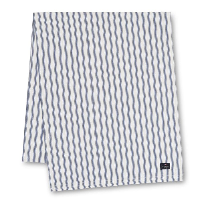 Chemin de table Icons Herringbone Striped 50x150 cm - Blue-white - Lexington