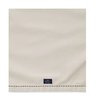 Chemin de table Organic Cotton Oxford stitches 50x250 cm - Beige - Lexington