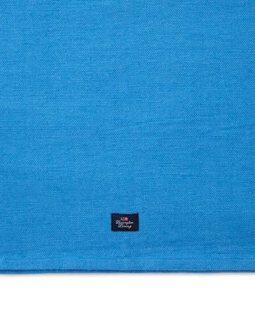Cotton Jute Runner with Side Stripes 50x250 cm - Bleu-blanc - Lexington