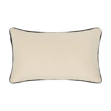 Coussin décoratif Mountains Logo en mélange de laine - White-navy, 50x30 cm - Lexington
