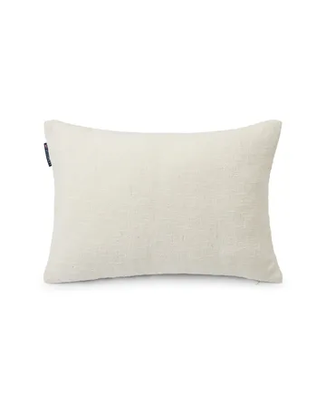 Coussin en coton rayé 40x60 - Beige/Gris - Lexington
