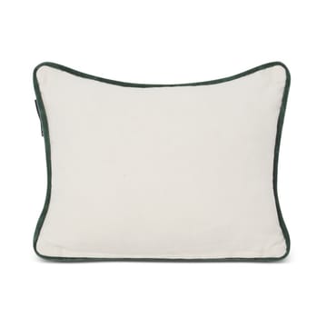 Coussin Holiday Car Organic Cotton Velvet 30x40 cm  - White-red multi - Lexington