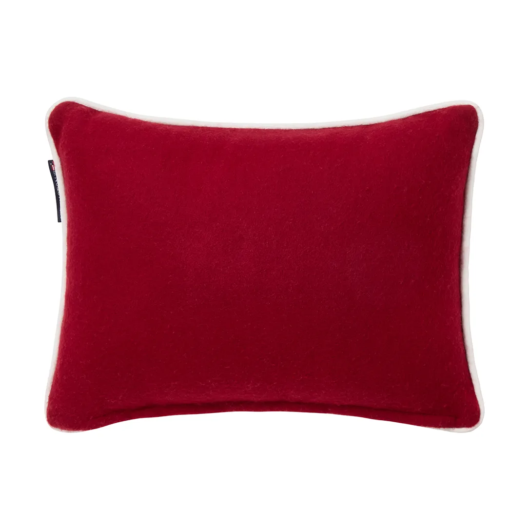 Coussin Ornament mélange laine 30x40 cm, Red-white Lexington