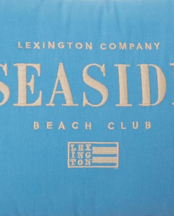 Coussin Seaside Small Organic Cotton Twill 30x40 cm - Bleu-beige clair - Lexington