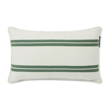 Coussin Side Striped Small 30x50 cm - White-green - Lexington