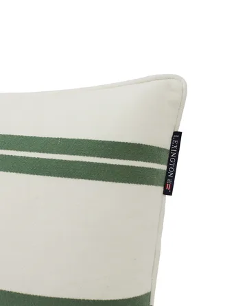 Coussin Side Striped Small 30x50 cm - White-green - Lexington