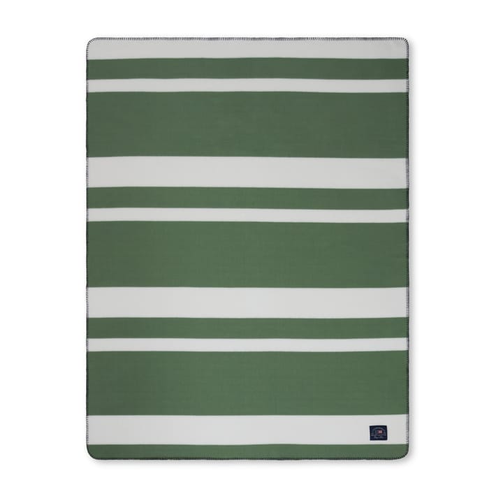 Couverture polaire Irregular Striped 130x170 cm, Green-White Lexington