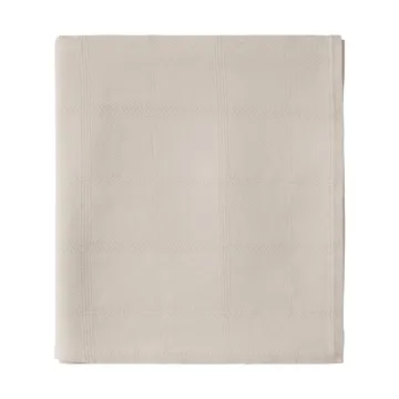 Couvre-lit Checked Jacquard 160x240 cm - Light beige - Lexington