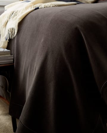 Couvre-lit Hotel Velvet 260x240 cm - Gris foncé - Lexington