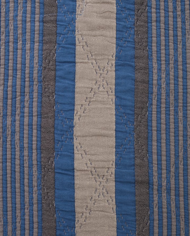 Couvre-lit Side Striped Soft Quilted 160x240 cm - Blue - Lexington