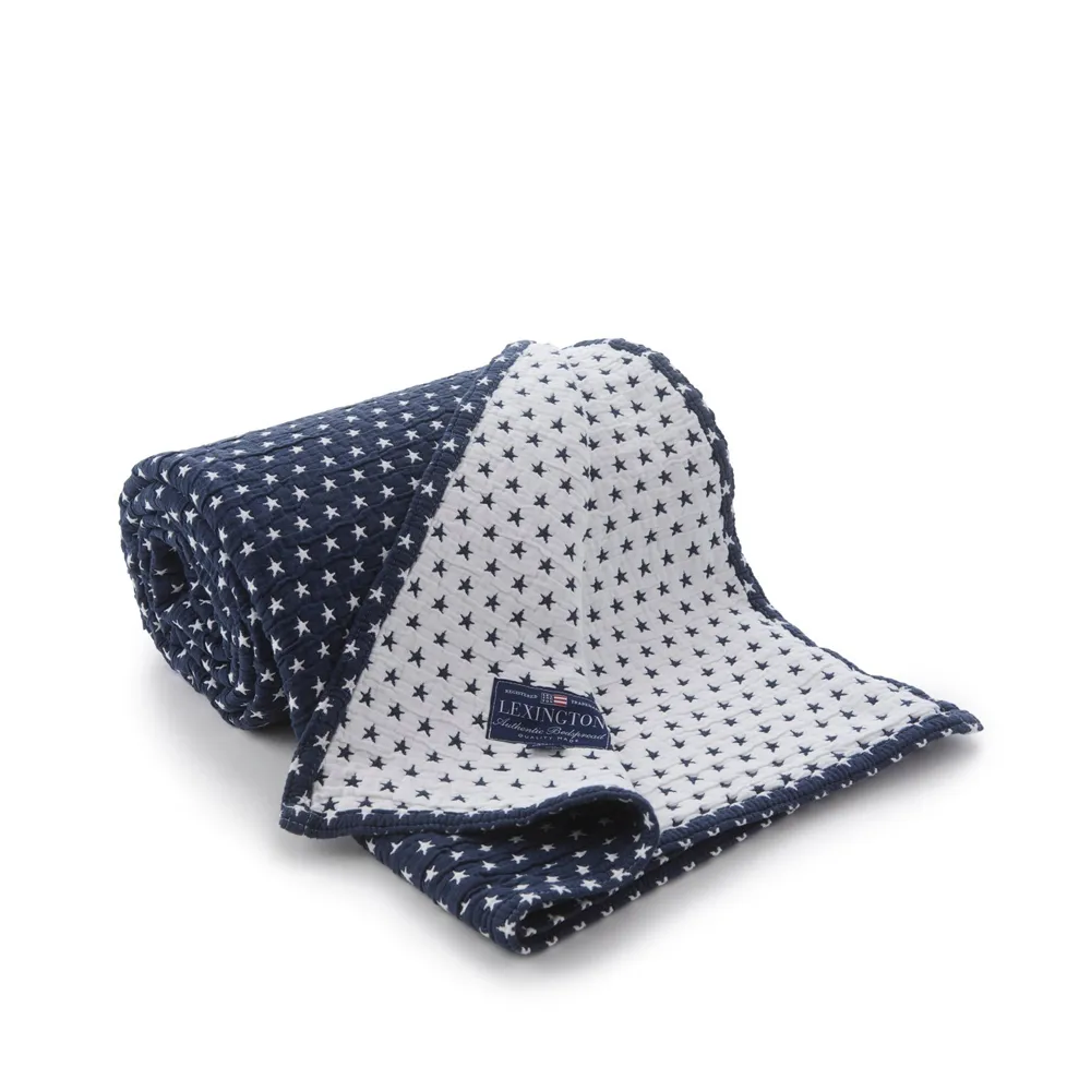 Couvre-lit Star, navy, 260x240 Lexington
