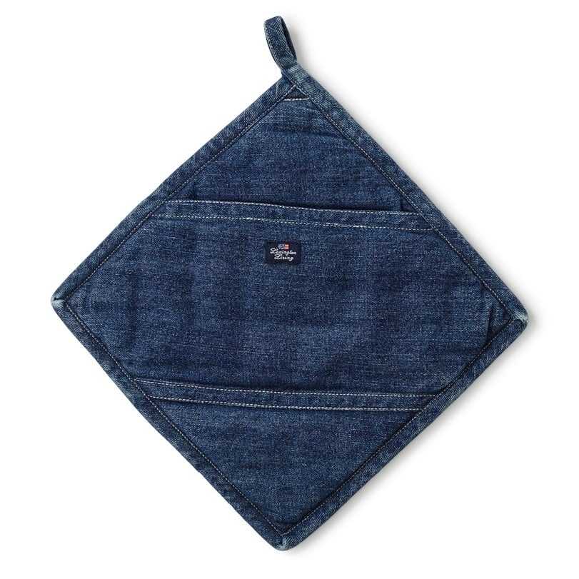 Lexington Dessous de plat Icons Denim Denim blue | Design Scandinave | Maniques & gants isolants | Bleu