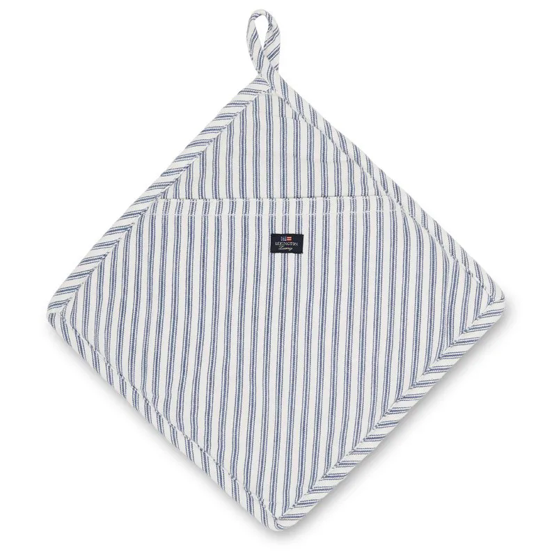 Dessous de plat Icons Herringbone Striped, Blue-white Lexington