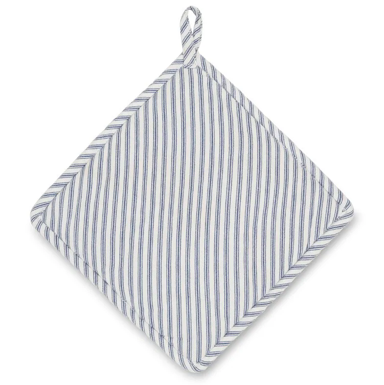 Dessous de plat Icons Herringbone Striped, Blue-white Lexington