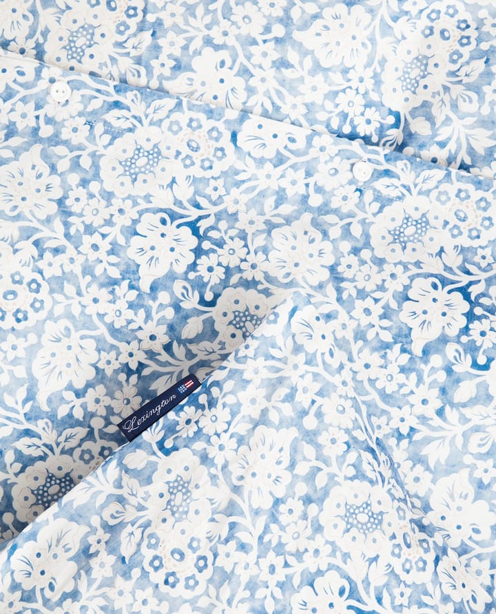 Ensemble de lit Blue Floral Printed Cotton Sateen - 50x60 cm, 150x210 cm - Lexington