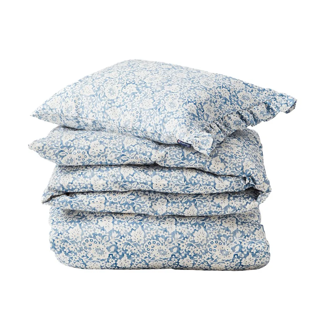 Ensemble de lit Blue Floral Printed Cotton Sateen, 50x60 cm, 220x220 cm Lexington