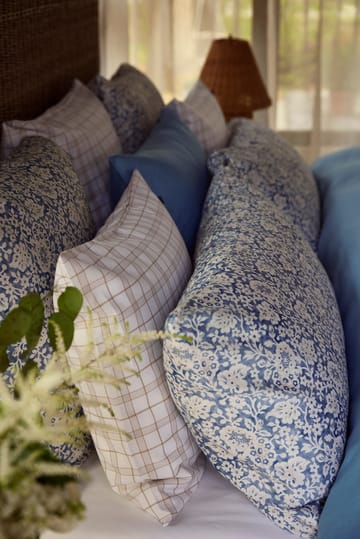 Ensemble de lit Blue Floral Printed Cotton Sateen - 50x60 cm, 220x220 cm - Lexington