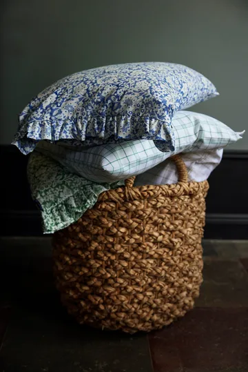 Ensemble de lit White/Green Checked Lyocell/Cotton - 50x60 cm, 150x210 cm - Lexington