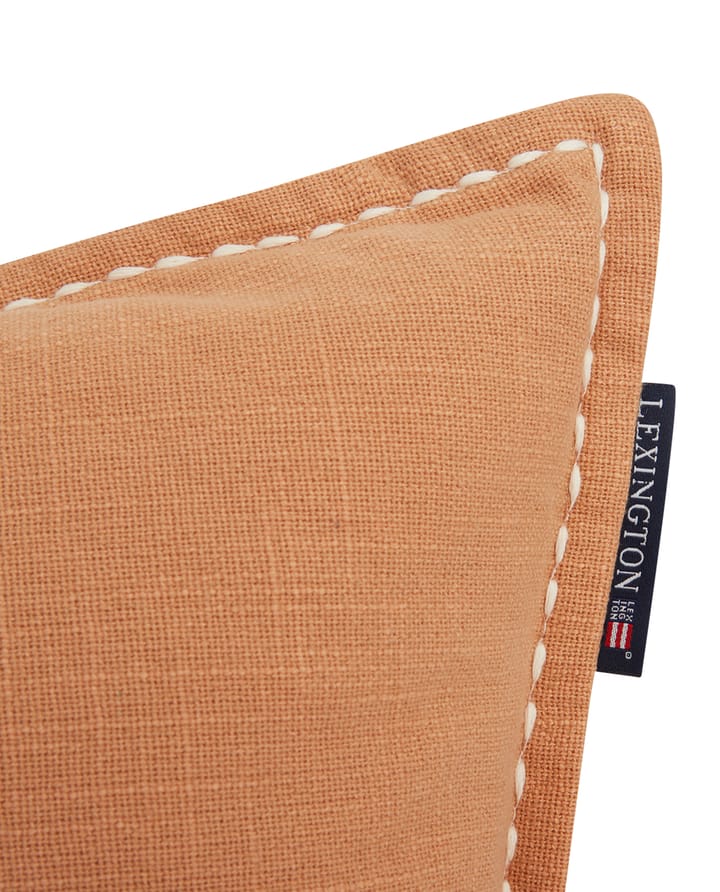 House de coussin Life's A Beach Embroidered 50x50 cm, Beige-blanc Lexington