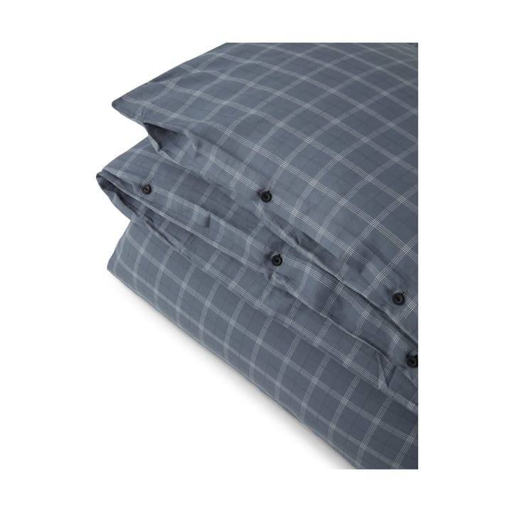 Housse de couette Checked Pinpoint Oxford 150x210 cm, Dove Lexington