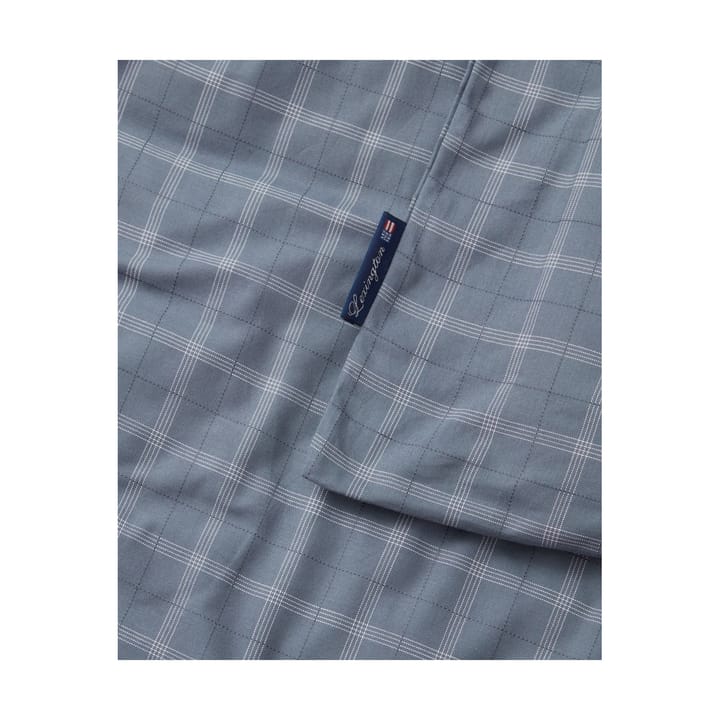Housse de couette Checked Pinpoint Oxford 150x210 cm, Dove Lexington