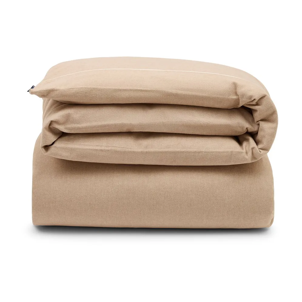 Housse de couette Herringbone Flannel 150x210 cm, Beige-off white Lexington