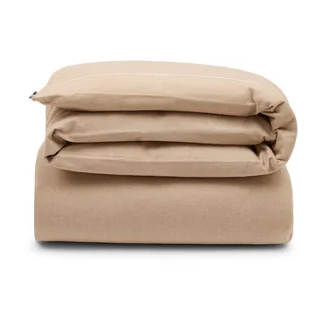 Housse de couette Herringbone Flannel 150x210 cm - Beige-off white - Lexington